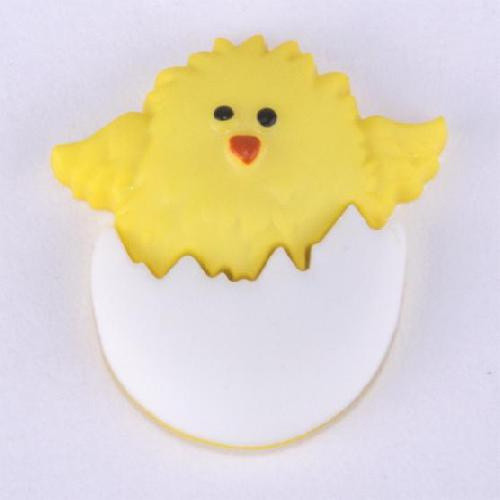 Dětské knoflíčky Exclusive Kuřátko ve skořápce
