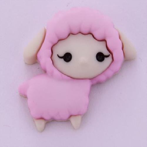 Dětské knoflíčky Exclusive Ovečka růžová