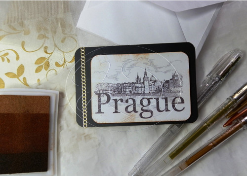 Vzkazová kartička Praha (305)