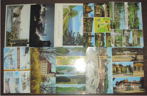 10x barevná POHLEDNICE, místopis, různé — foto 1