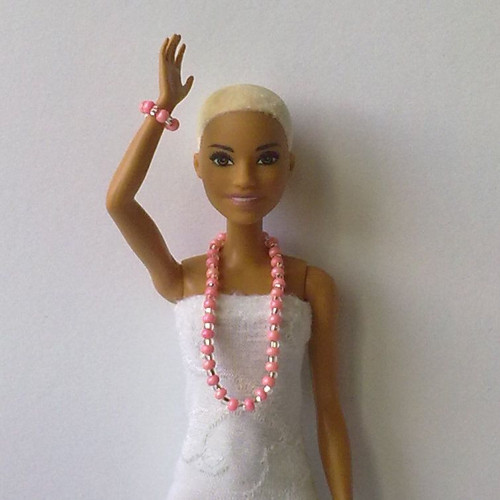 Šperky pro Barbie - náhrdelník, náramek