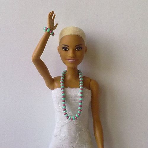 Šperky pro Barbie - náhrdelník, náramek