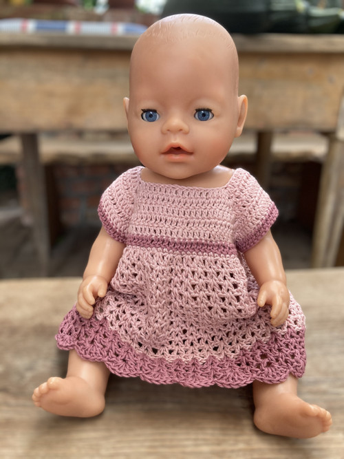 Háčkované šatičky pro Baby Born 43 cm — foto 1