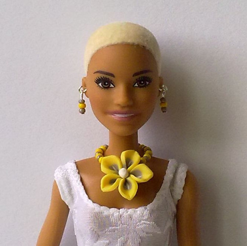 Šperky pro Barbie - náhrdelník, náušnice