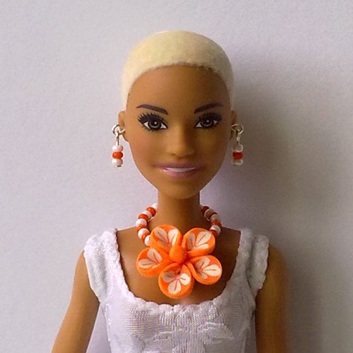 Šperky pro Barbie - náhrdelník, náušnice — foto 1