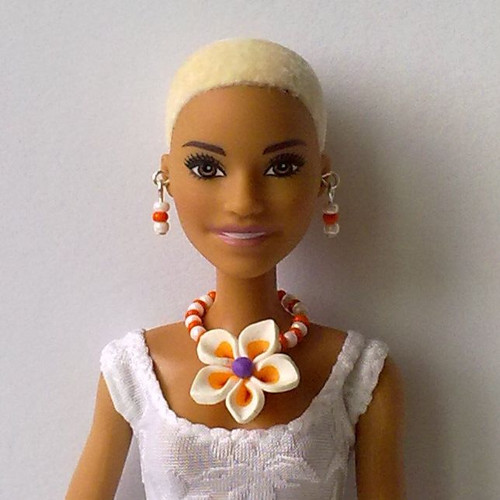 Šperky pro Barbie - náhrdelník, náušnice