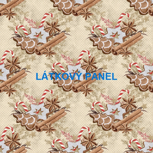 Bavlněný panel 25 x 25cm