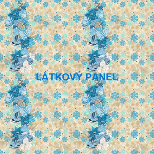 Bavlněný panel 25 x 25cm