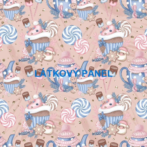 Bavlněný panel 25 x 25cm