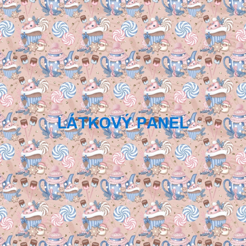 Bavlněný panel 25 x 25cm