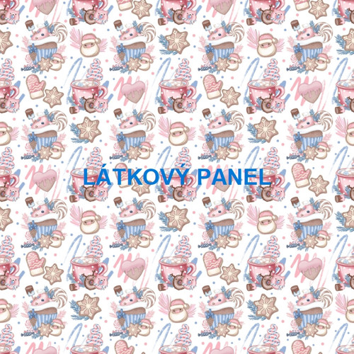 Bavlněný panel 25 x 25cm