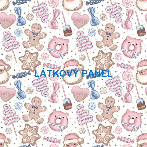 Bavlněný panel 25 x 25cm