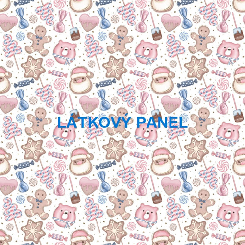 Bavlněný panel 25 x 25cm