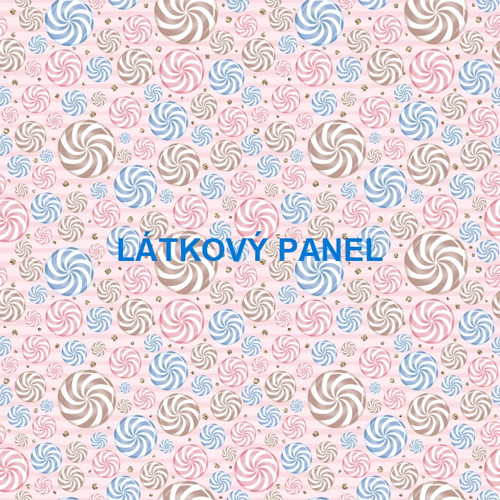 Bavlněný panel 25 x 25cm