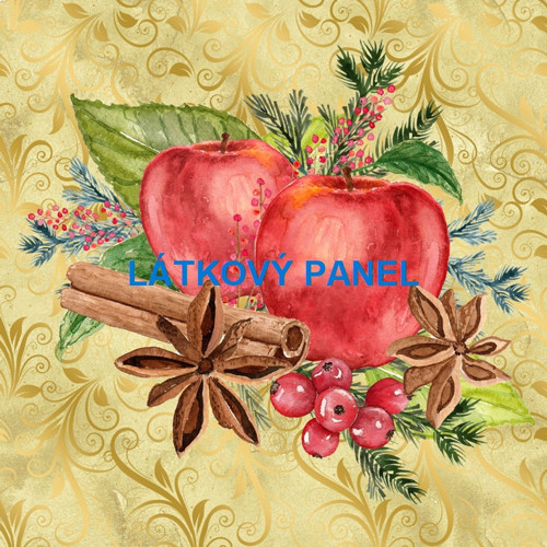 Bavlněný panel 25 x 25cm