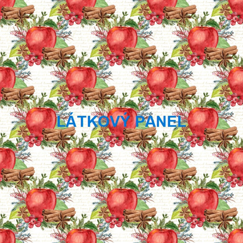 Bavlněný panel 25 x 25cm