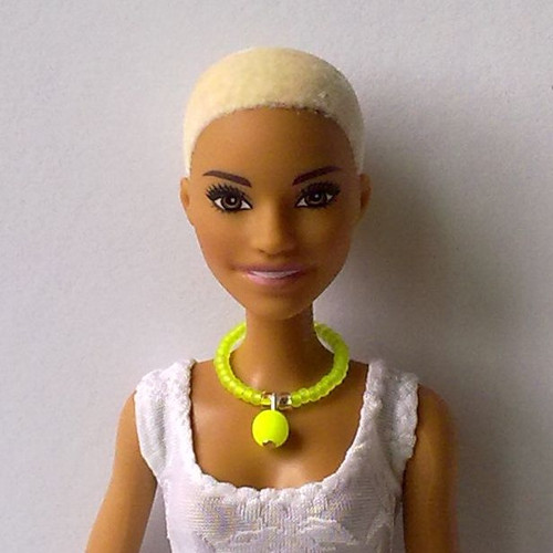 Šperky pro Barbie - náhrdelník - neonový — foto 1