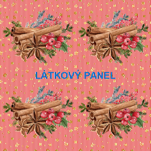 Bavlněný panel 25 x 25cm