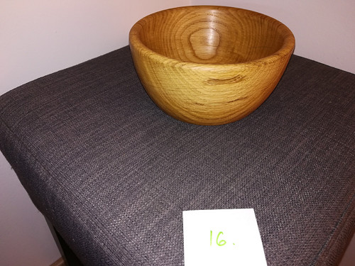 Dubová miska, střední, tlustostěnná — foto 1