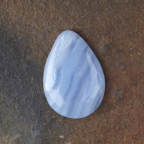 Chalcedon krajkový, kabošon č. 2241 — foto 1
