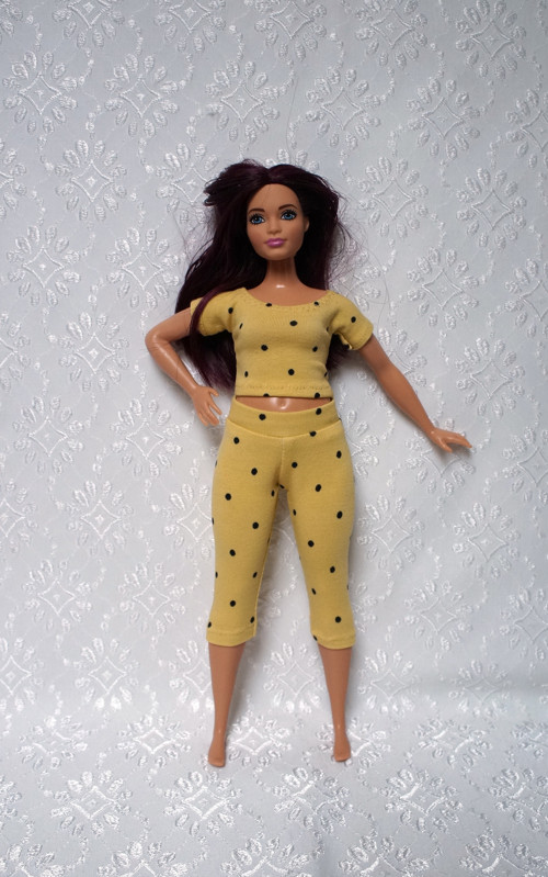 Barbie - baculka - legíny — foto 1