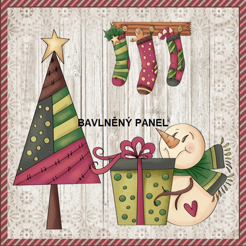 Bavlněný panel 15 X 15 cm