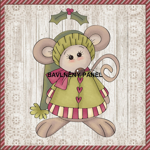 Bavlněný panel 15 X 15 cm