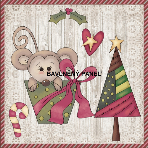 Bavlněný panel 15 X 15 cm