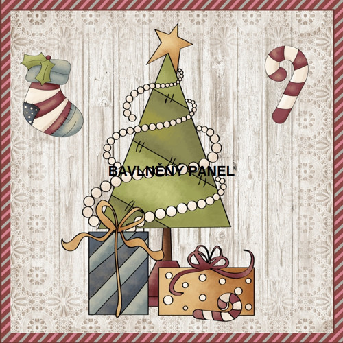 Bavlněný panel 15 X 15 cm