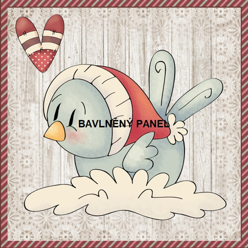 Bavlněný panel 15 X 15 cm