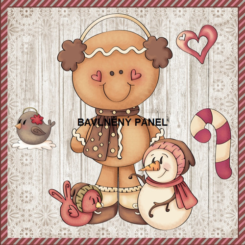 Bavlněný panel 15 X 15 cm