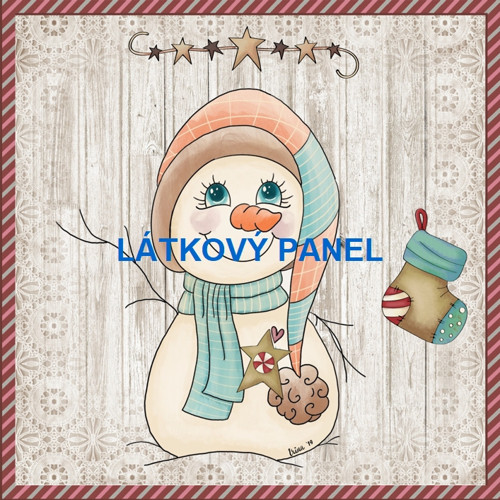 Bavlněný panel 15 X 15 cm