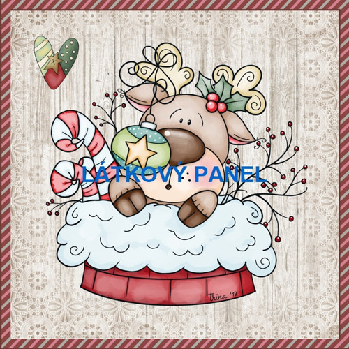 Bavlněný panel 15 X 15 cm