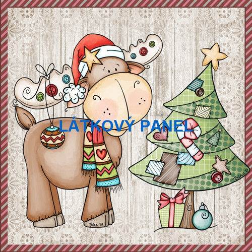 Bavlněný panel 15 X 15 cm