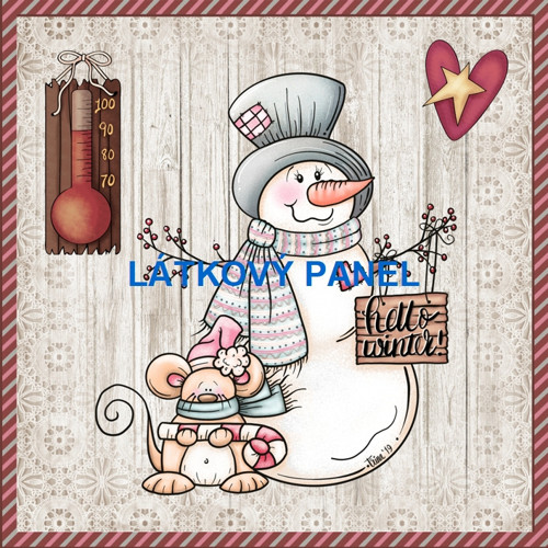 Bavlněný panel 15 X 15 cm — foto 1
