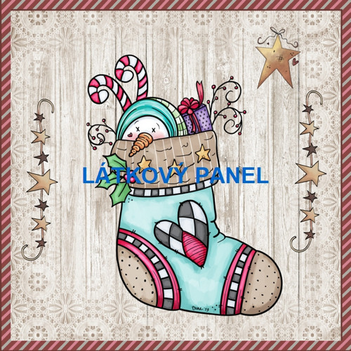 Bavlněný panel 15 X 15 cm