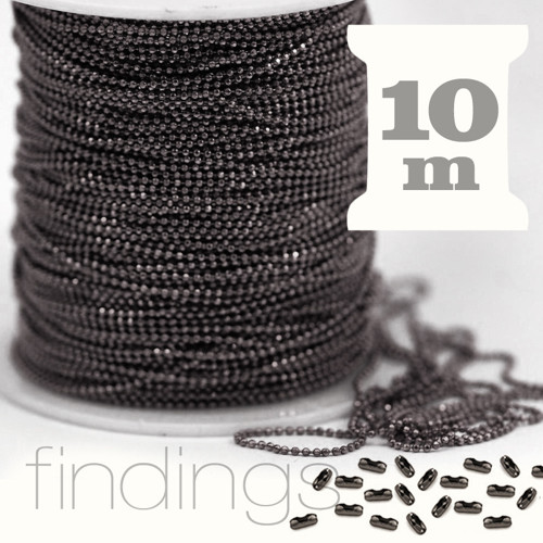 AKCE: Kuličkový 1.2mm GUNMETAL / 10m