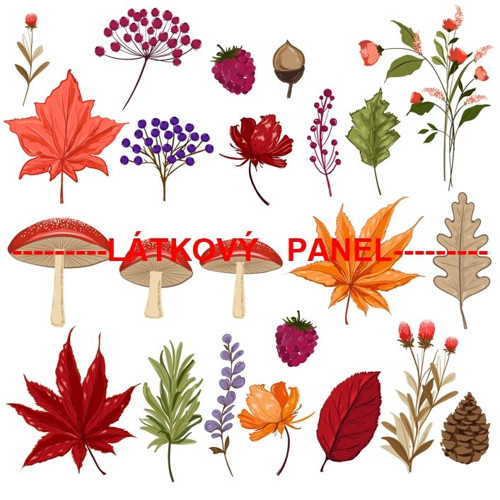 Bavlněný panel 25 x 25cm — foto 1