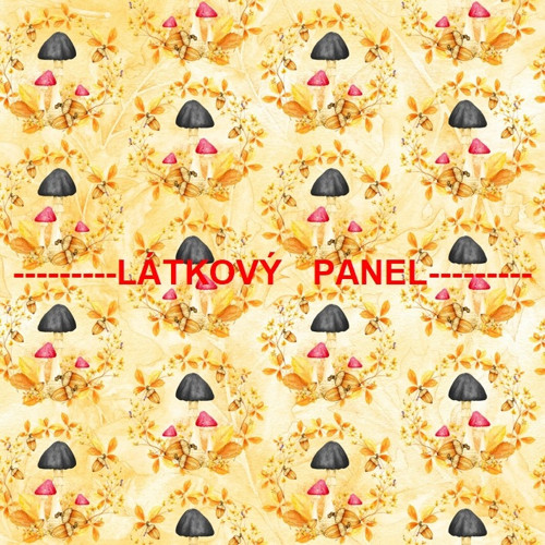 Bavlněný panel 25 x 25cm