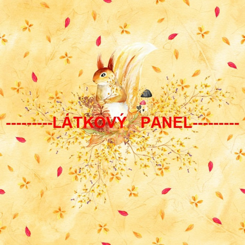 Bavlněný panel 25 x 25cm