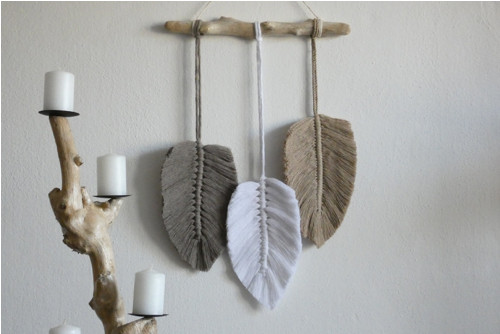 Pírka II. - závěsná dekorace, macramé — foto 1