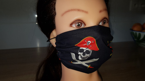 Dětská ROUŠKA růžová - Pirát