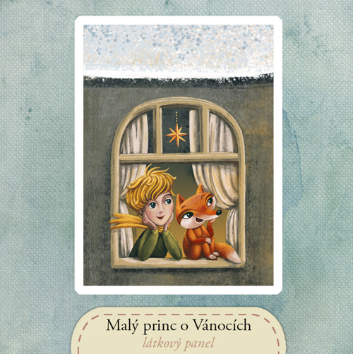 Malý princ o Vánocích - látkový panel — foto 1