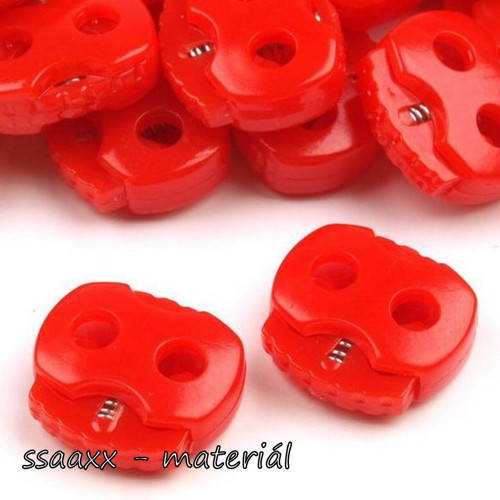 Brzdička ~ 15x15 mm ~ červená