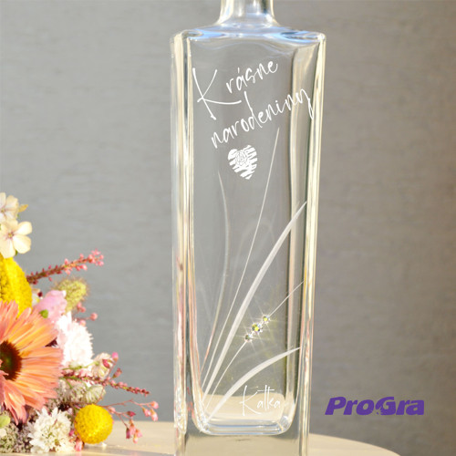 Carter Crystal - gravírována dárková láhev