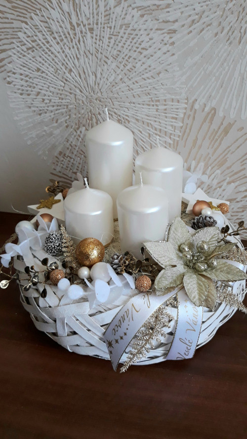 Krásný adventní svícen — foto 1