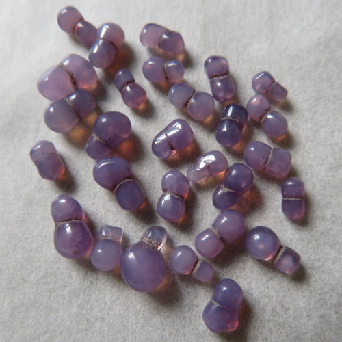 Leštěný Grape Chalcedon Indonésie- dvojice — foto 1