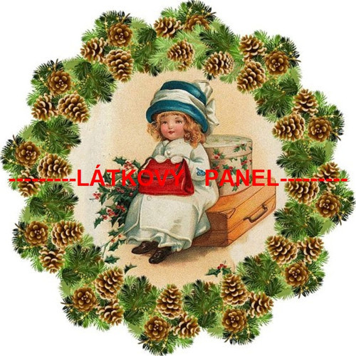 Bavlněná látka - panel 10 x 10 cm