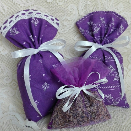 Levandulové sáčky - purpurová sada