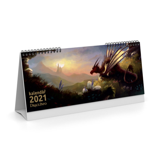 Stolní kalendář Draci 2021 — foto 1